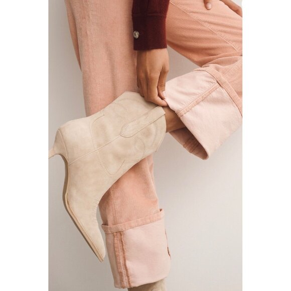 Pilcro Anthropologie The Scotty Cuffed High Rise Straight-Leg Jeans Size 32 - Picture 5 of 7